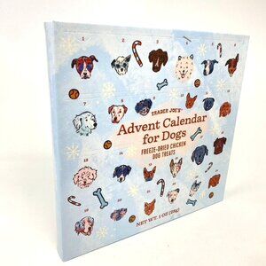 Trader Joe's 2025 Advent Calendar For Dogs Freeze-Dried Chicken Treats Exp 4/27